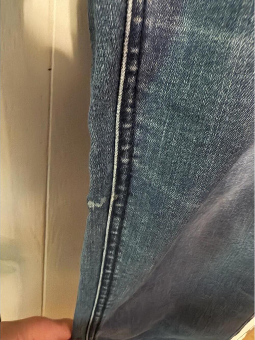 J. Jill Women's Mid-Dark Blue Stretch Bootcut Jeans - Picture 2 of 7